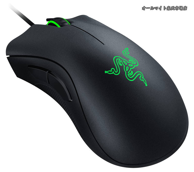 DeathAdder Essential ゲーミングマウス 有線 5ボタン 6400 DPI オプティカルセンサー エルゴノミック形状 新ファームウェア適用版 RZ01-02540100-R3M1-N
