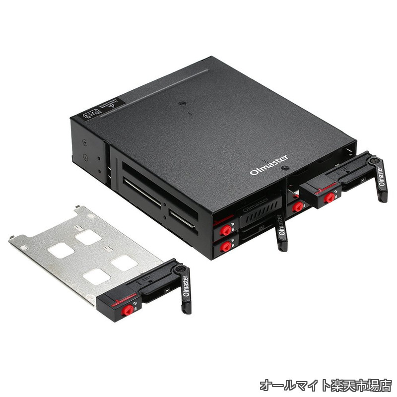 [무료 배송] HDD SSD 하드 드라이브 (냉각 팬 로커 포함) 핫 스왑 6Gbps 전송 (PC 5.25 인치) 드라이브 베이