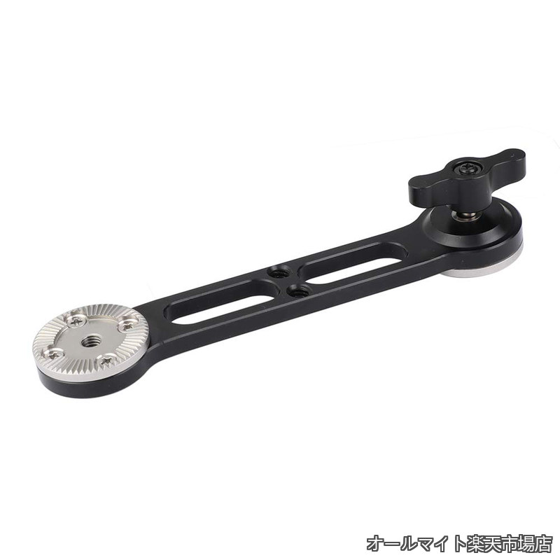 【送料無料】DSLRカメラのショルダーマウントリグ用の両端ARRIロゼットマウントM6スレッドを備えた汎用性の高いエクステンションアーム（非ストレッチ）