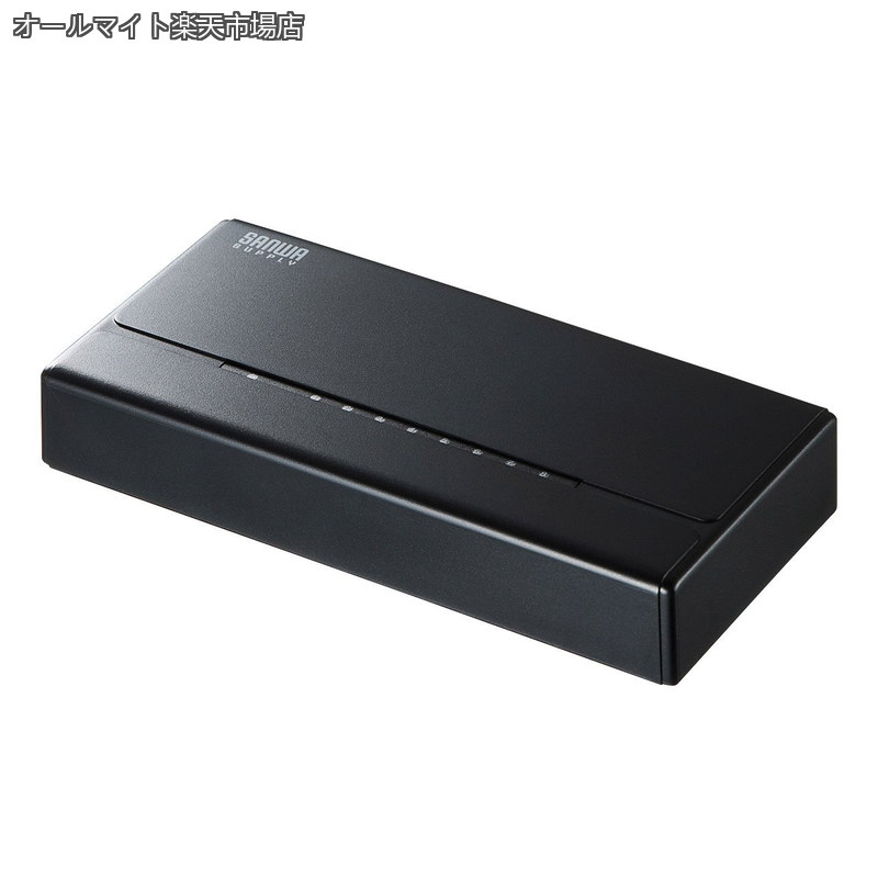 乐天商城 - 【送料無料】スイッチングハブ(8ポート・マグネット付き) LAN-SWHP801BK