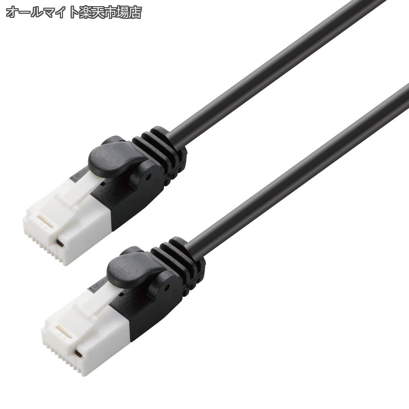 乐天商城 - 【送料無料】LANケーブル CAT6 30m ツメが折れない 爪折れ防止コネクタ 簡易パッケージ RoHS指令準拠 ブラック LD-GPT/BK30/RS