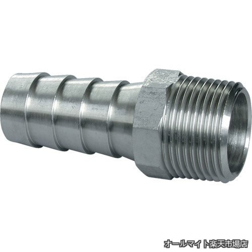送料無料 六角ホースニップル 304STHN50A