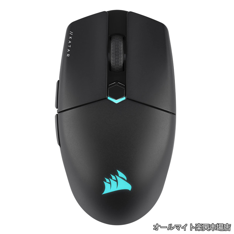 Rakuten - 【送料無料】iCUE KATAR Elite Wireless ワイヤレスゲーミングマウス 軽量マウス 脱着可能ケーブル付き CH-931C111-AP ブラック