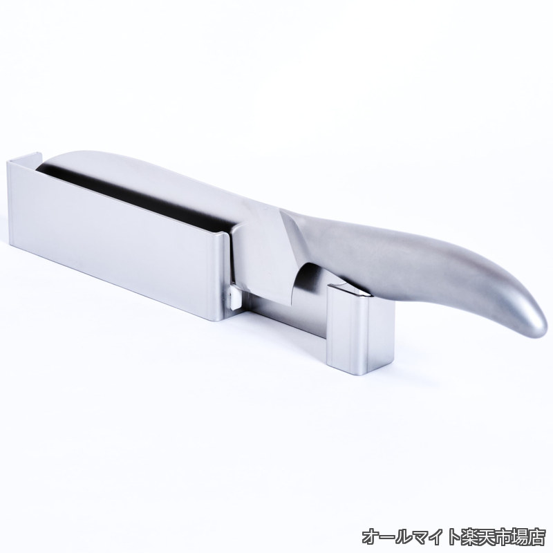 Rakuten - 【送料無料】MagoroLabo 包丁スタンド スリム ステンレス 横置き 1本 おしゃれ 包丁立て 包丁 収納 包丁差し TETUTO ML-085A