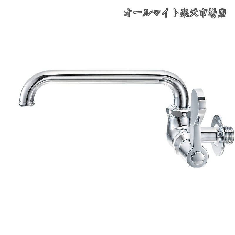 Rakuten - 【送料無料】厨房用横型自在水栓 レバーハンドル・90度開閉 内地・寒冷地共用形 便利 二条ネジ A2310-13
