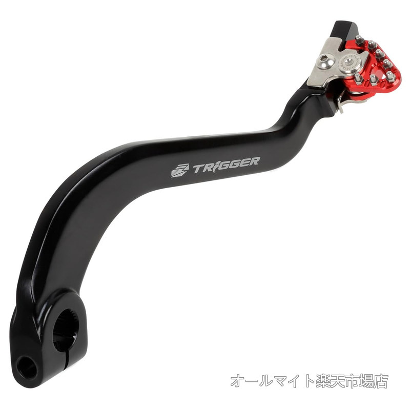 Rakuten - 【送料無料】RACING) CRF1000L '16-19 CRF1100L AFRICA TWIN '20-23 トリガーブレーキペダル レッド 可倒式 チップ位置調整 鍛造 ダートフリーク DIRTFREAK F6895