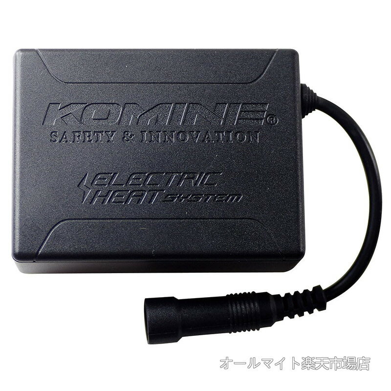 コミネ(KOMINE) バイク用 グローブ 7.4Vリチウムポリマーバッテリー ブラック Free EK-209 1377