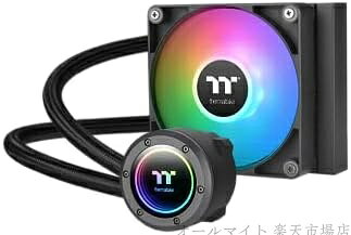 Thermaltake TH120 V2 ARGB Sync オールインワン 120mm 水冷CPUクーラー 静音 高性能 冷却 インフィニティミラー ポンプヘッド 360度回転 Intel AMD対応 2年保証