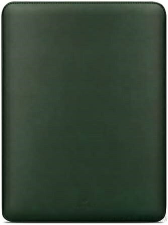 Comfyable Laptop Sleeve 13 Inch Precisely Compatible with MacBook Air M5 2026 A3449 M4 M3 M2 M1& MacBook Pro/Neo A18, Faux Leather Cover Case, Green
