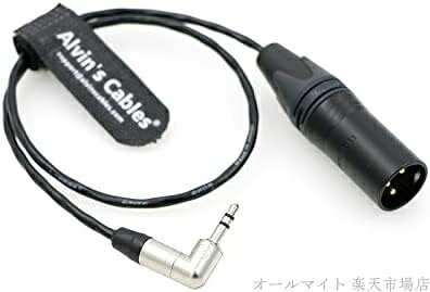 Alvin's Cables Timecode ケーブル for Sony FS7 FS5 for Canon C100 カメラfrom Tentacle Sync 3.5mm TRS to XLR 3ピン オスコネクタ Time Code 45cm|18inches