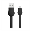 ■商品名：Wave Series Data Cable■ブランド：JOYROOM■モデル：S-L121■規格：Micro規格■材質：Environmental TPE■機能：データ転送・充電■仕様：1000mm■カラー：ブラック