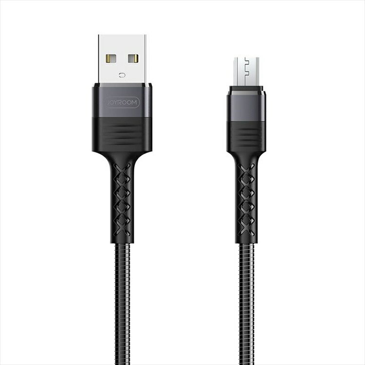 ■商品名：KingKong data cable■ブランド：JOYROOM■モデル：S-M363■規格：Micro規格■材質：ステンレススプリング + アルミニウム合金 + TPE■機能：データ転送・充電■仕様：1200mm■電流出力：2....