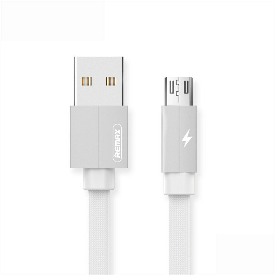 ■機能：充電＋データ転送■材質：TPE＋アルミニウムハウジング■特徴：CE、FCC、ROHS 承認■Output：2.4A MAX■転送速度：480MB/S■仕様：1m■規格：Micro規格■カラー：ホワイト