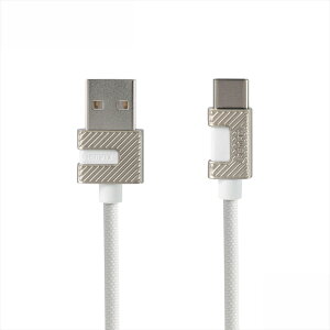 タイプC ケーブル Type-C ケーブル スマホ 充電器 REMAX リマックス 急速充電 転送ケーブル 2.4A 1.0m METAL DATA CABLE ホワイト 抜き差し 簡単 丈夫 高級感のある おしゃれ 【RC-089a】