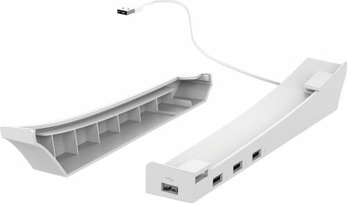PS5用横置きスタンドHUBスタンド ホワイト PS5用横置きスタンドHUBスタンド ホワイト