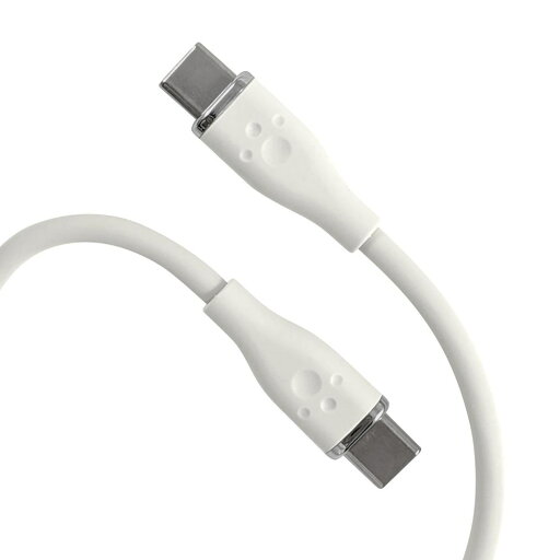 PS5用60W対応シリコンケーブルTypeCtoC2m ホワイト PS5用60W対応シリコンケーブルTypeCtoC2m ホワイト