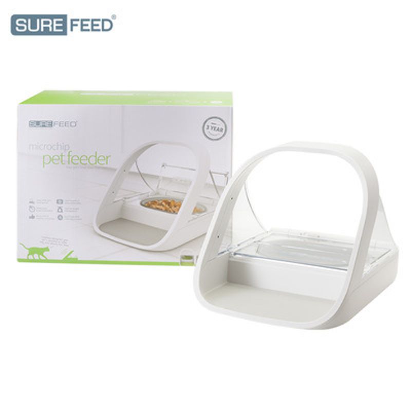 Rakuten - Surefeed 自動フィーダー マイクロチップ インテリジェント識別 盗難防止 猫 ねこネコ 小型 犬 ペット用品