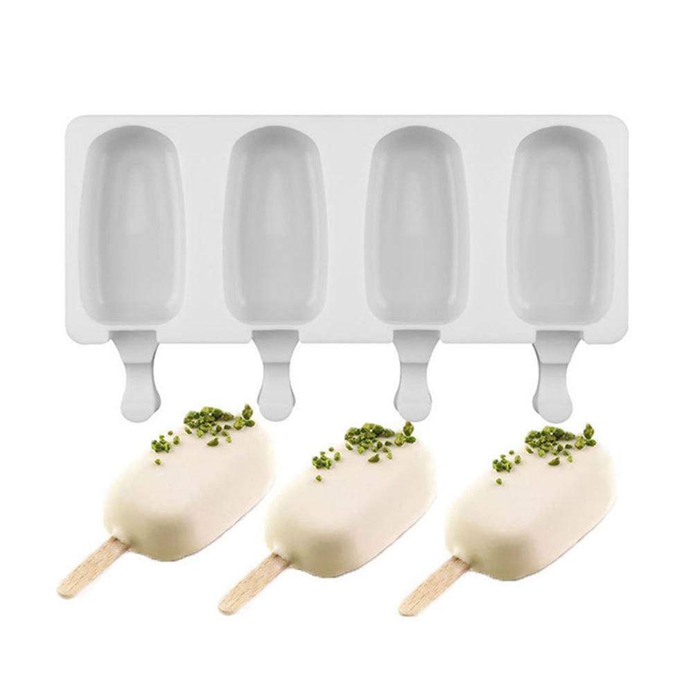 ご注意：1.本製品のスティック（木の棒）を差し込む部分には、衛生保護のために薄いシリコン膜がついております。見た目では穴がないように見えますが、スティックで押し込むか、カッターなどで軽く切れ目を入れていただくことで、問題なくご使用いただけます。2.本製品はフタが付属していないオープンタイプのアイストレーです。冷凍の際は水平に保っていただくことで、きれいな形に仕上がります。【より安心】厳選されたシリコン素材を使用。食べ物や飲み物に直接触れることができます。もっと健康的にします。【完璧なサイズ】柔軟で不粘着なシリコン製ので、かわいい文字の型に程よいサイズ、ケーキ型としても使えます。子供も喜んで食べます。【取出し簡単】どんなに長い時間に冷蔵されても、製氷皿の底部の圧力によって簡単かつ速やかに取り出すことができます。【繰り返し利用】洗いやすいシンプル構造で、衛生的に保てます。繰り返し利用できます。【人気の製氷】ジュースやミルク果実などを入れて冷蔵庫で凍らせるだけ、アイスクリーム作りを楽しむのにも最適です。お子様でも簡単にできるので、家族や友人などと一緒に作ってみると楽しいですよ！【木製スティック50本付き】2025年6月19日より、ご注文いただいたお客様には、すぐにアイス作りをお楽しみいただけるよう、木製スティックを50本お付けしております。ぜひご活用ください！