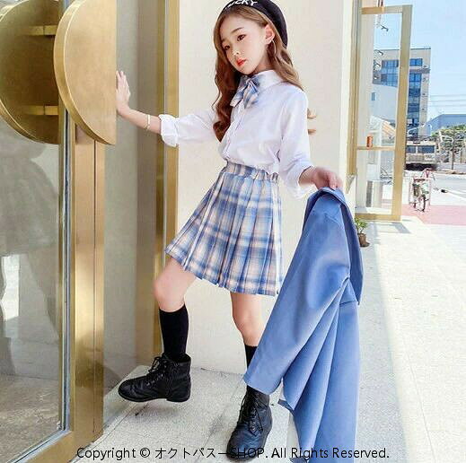 スーツ 女の子 セットアップ キッズ 3点セット 卒業式 入学式 卒園式 ジャケット ...