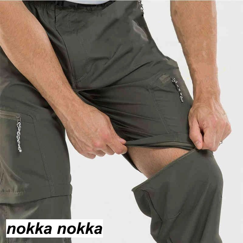Wear - アウトドアウ ロングパンツ ゆったり 2way ショートパンツ アウトドアパンツ カーゴパンツ 登山ズボン メンズ