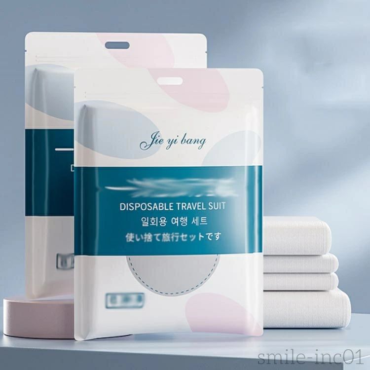 枕カバー 備蓄用 掛布団カバー 寝具カバー 使い捨て不織布 シーツ シングルセット 防災用品 衛生用品 出張旅行 介護用 4点セット ダブルセット 不織布 [2]