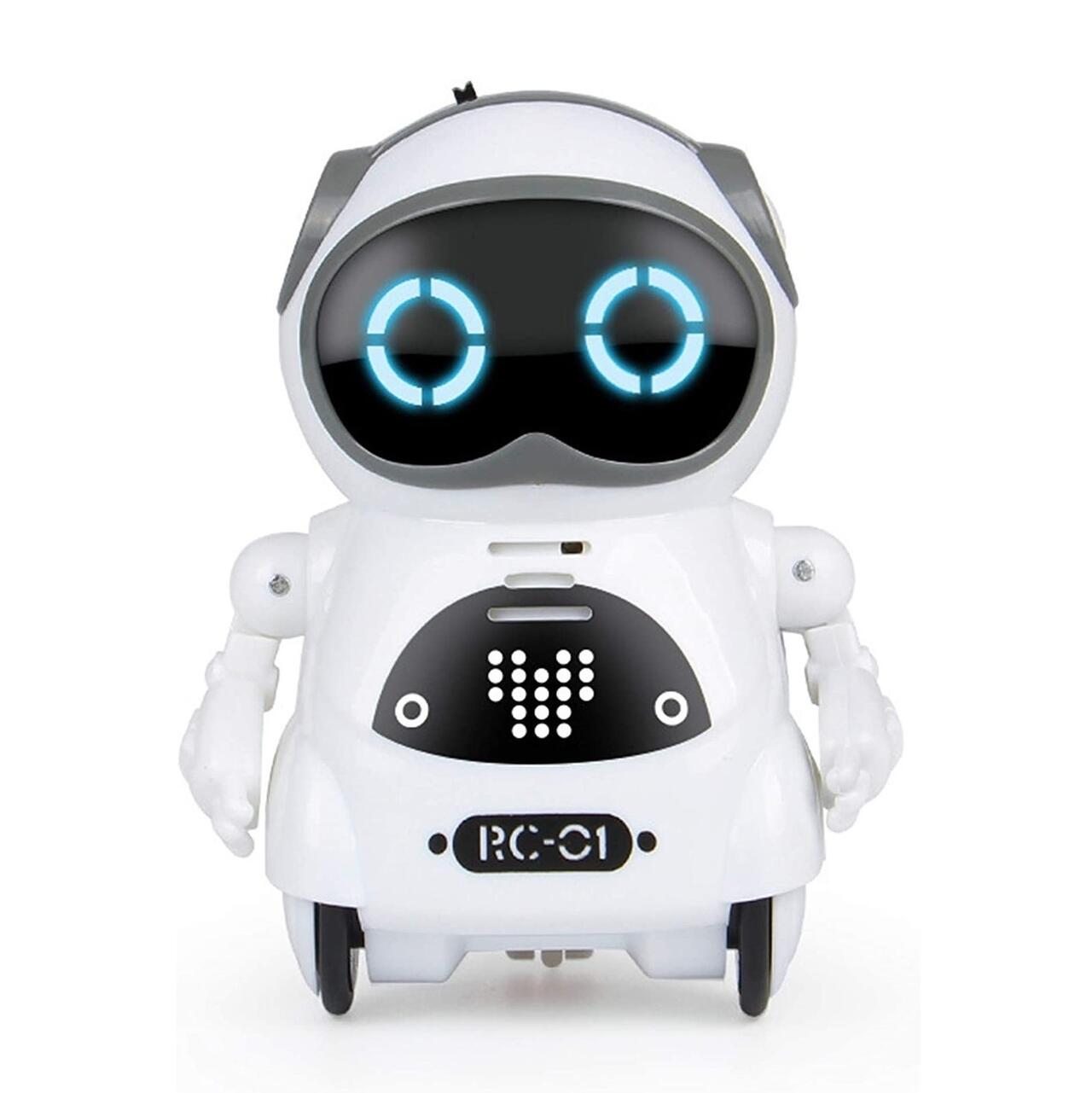 英語 しゃべる ポケット ロボット おもちゃ 3色選べる ダンス 歌う 音楽 知育玩具 ...
