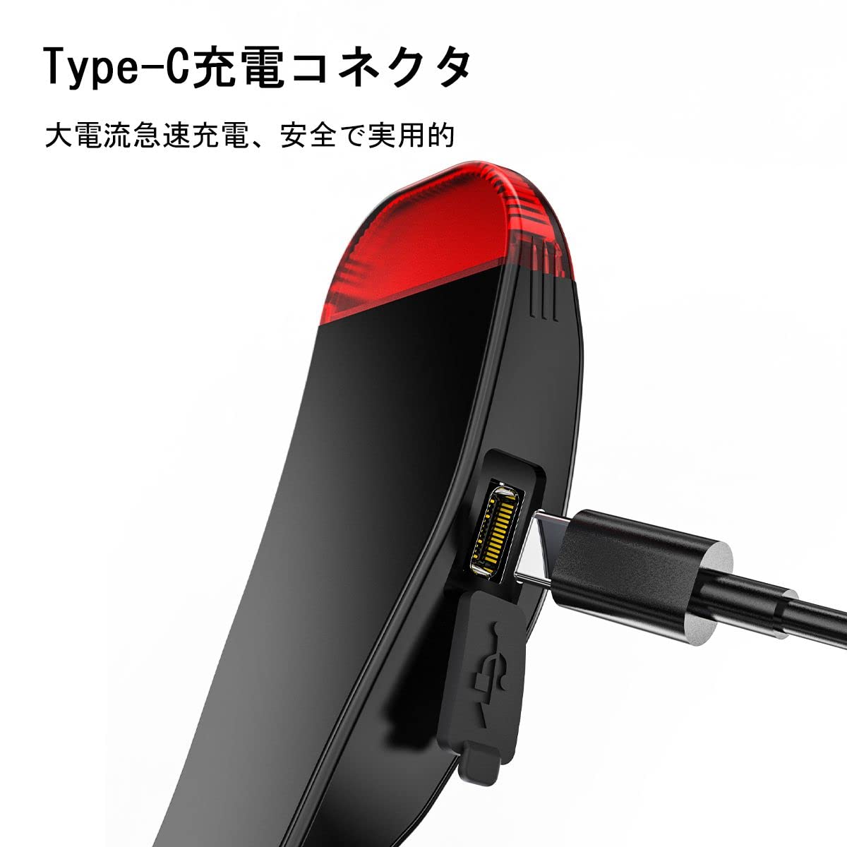 alloneallのヘッドライト LED ヘッドライト 充電式 4つ点灯モード 超軽量 防水 Type-C充電 防塵 高輝度230°広角照明 白 赤 ledライト SOS点滅1200mAh大容量バッテリー 釣り ライト 登山 キャンプ 散歩 アウトドア 災害 停電用｜アングル3