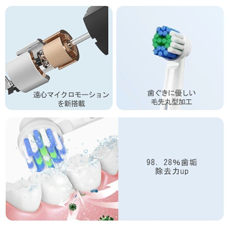 歯ぶらし 歯磨き デュポンブラシ 替えブラシ4本付き はみがき 静音 ベーシック 歯...
