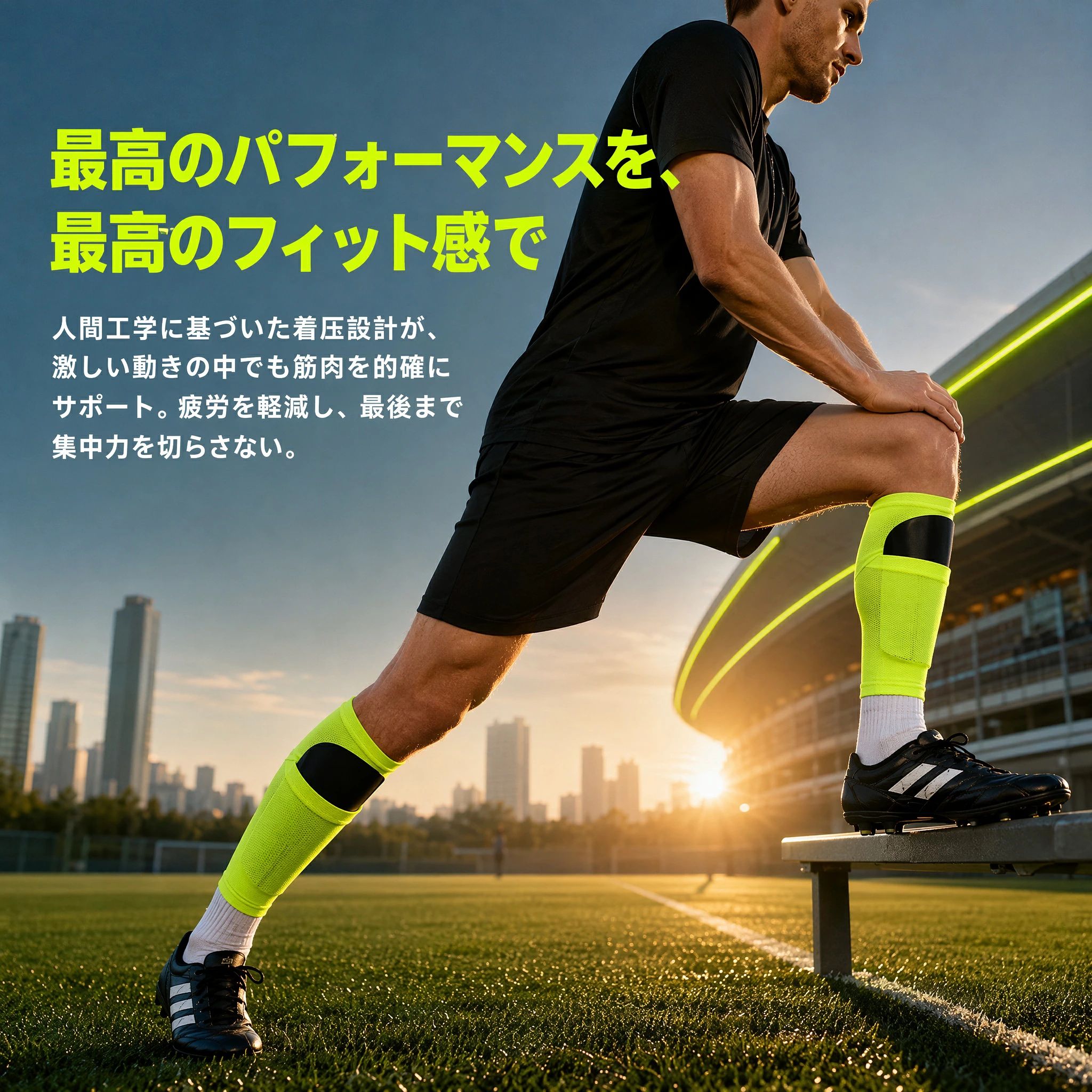 【送料無料】 2足セット サッカー シンガードスリーブ すね当て サポーター ポケッ...