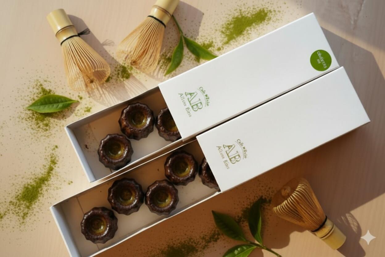 Allons Bien アロンビアン カヌレ 奈良県産月ヶ瀬の大和抹茶を使った抹茶カヌレ 香り豊 ギフト 贈り物 焼き菓子 5個 一箱 焼き菓子 詰め合わせ ギフト スイーツ プレゼント 手土産 焼菓子セット お菓子 内祝い お返し お取り寄せ ティータイム おやつ 洋菓子 ギフトセット