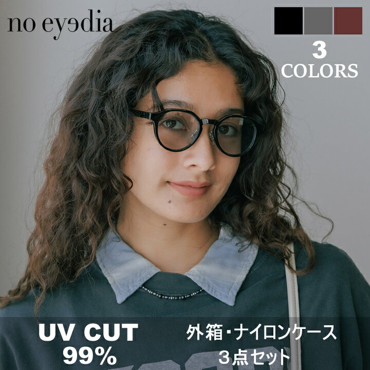 no eyedia/ノーアイディア fashion glass ボストン型サングラス カラーレンズ 2026新作　再入荷