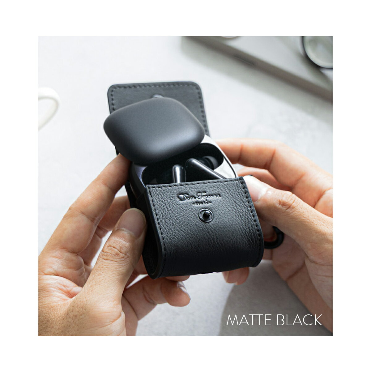 【クーポン利用10%OFF】 Anker対応 ケース Soundcore Liberty 5 Liberty 4 対応 イヤホンケース 本革 Anker イヤホン ワイヤレスイヤホン 革 アンカー レザー おしゃれ メンズ レディース Dom Teporna Italy ブランド 送料無料 ギフト 対応 L