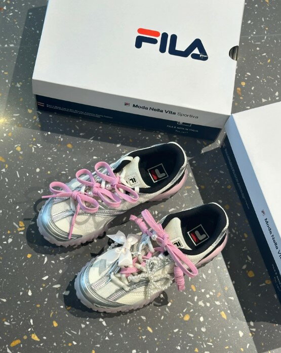 日本未入荷 Fila フィラエシャッペ v2 ピンク レディーススニーカー 日本に無い Echappe v2 Pink 1XM02367H650