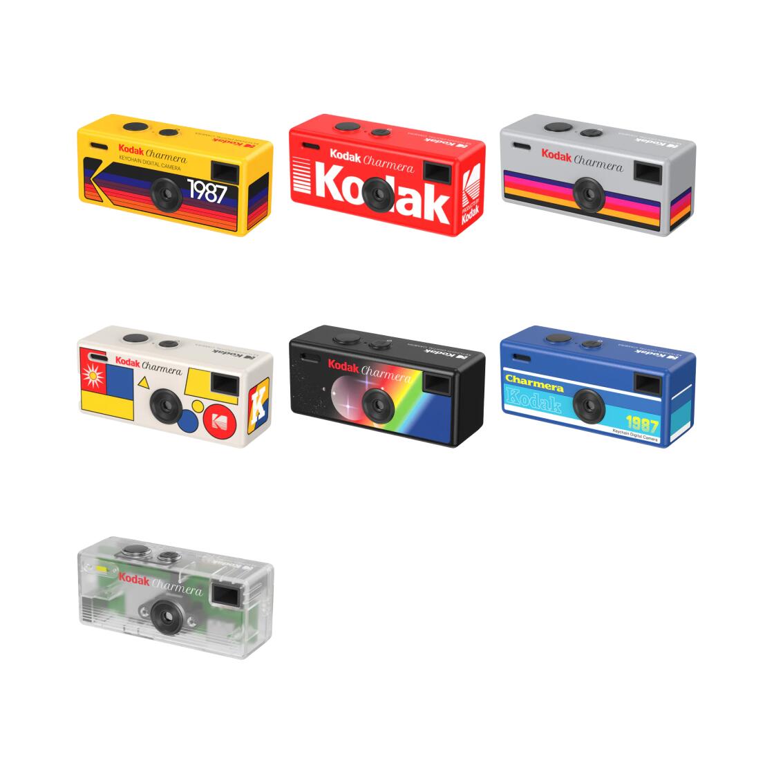 日本未入荷 Kodak コダック チャーメラ キーチェーンタイプ Charmera Key Chain Film Camera Sealed Case フィルムカメラ シールドケース