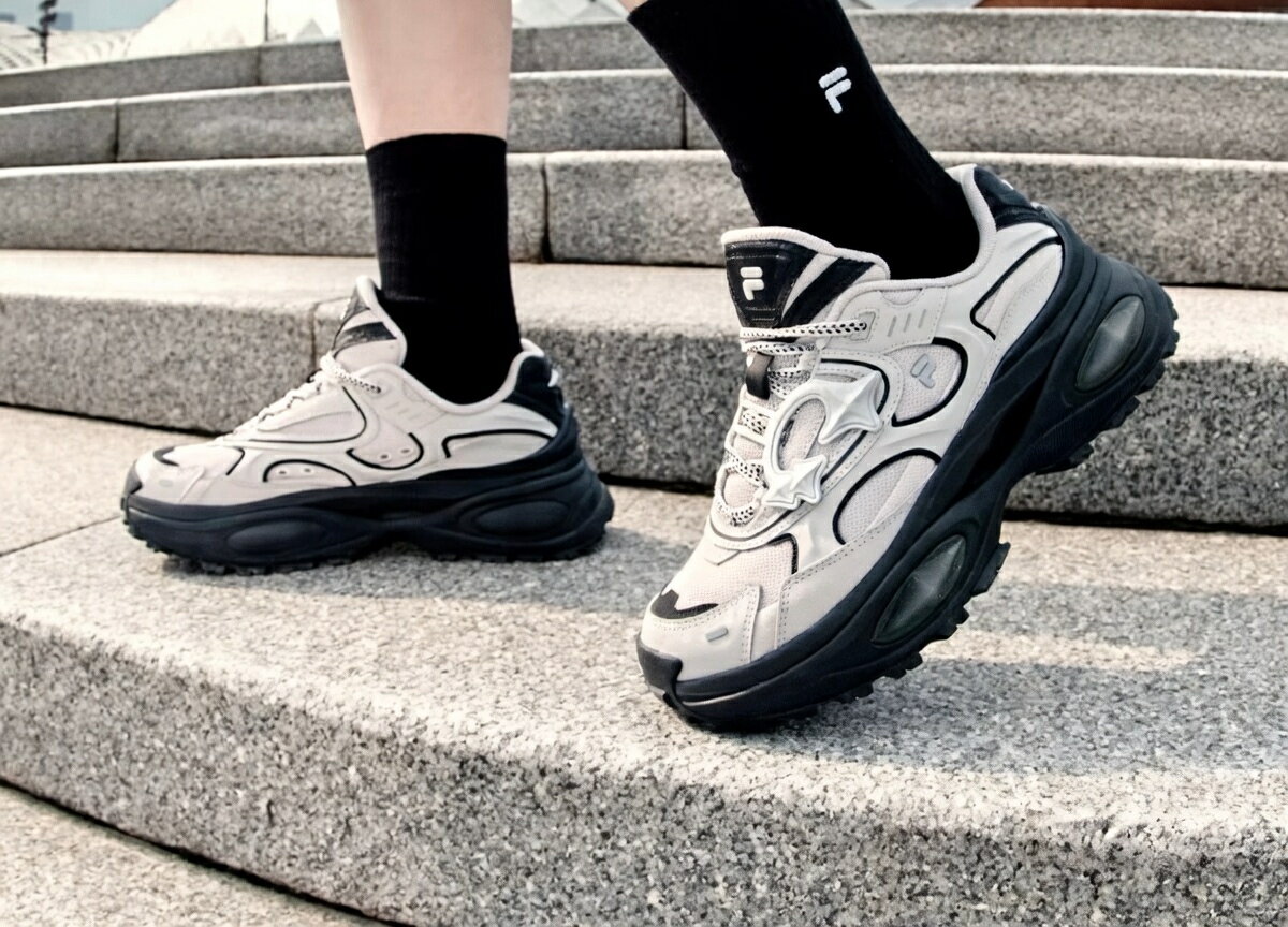 Rakuten - 日本未入荷 FILA FUSION BIANCO III フィラ フュージョン ビアンコ3 グレー チャンキースニーカー レディーススニーカー T12W511007F
