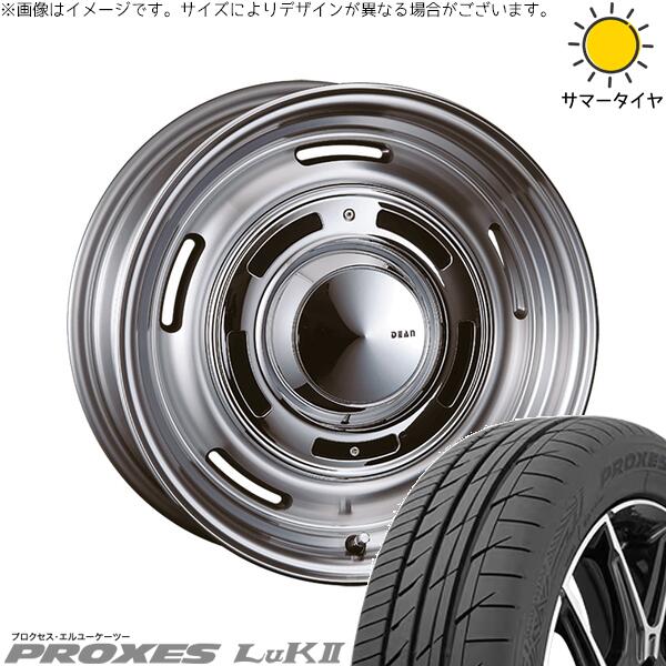 タンク ルーミー トール 165/50R16 サマータイヤ ホイール 4本セット 新品 | トーヨータイヤ (TOYO TIRE) プロクセス LuK2 × クリムソン (CRIMSON) ディーン クロスカントリー バーニッシュグレー 16インチ 6J +42 4穴100