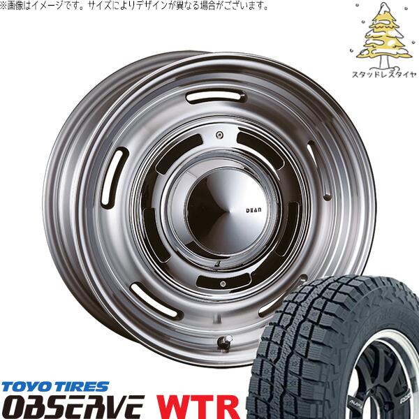 RAV4 アルファード ヴェルファイア 245/65R17 スタッドレスタイヤ ホイール 4本セット 新品 | トーヨータイヤ (TOYO) オブザーブ W/T-R (OBSERVE WTR) × クリムソン (CRIMSON) ディーン クロスカントリー バーニッシュグレー 17インチ 7.0J +38 5穴114.3