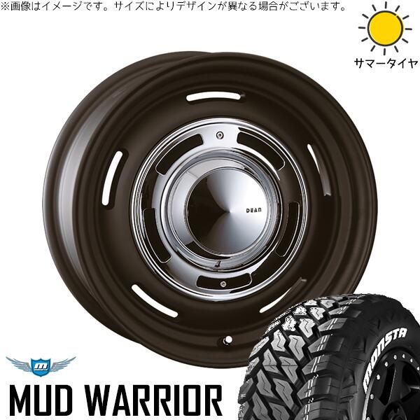 XV フォレスター 215/70R16 サマータイヤ ホイール 4本セット 新品 | モンスタタイヤ (MONSTA TYRE) マッドウォーリア × クリムソン (CRIMSON) ディーン クロスカントリー マットブラック 16インチ 6.5J +43 5穴100