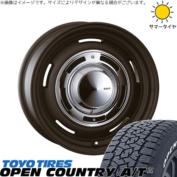 フォレスター 225/70R16 サマータイヤ ホイール 4本セット 新品 | トーヨータイヤ (TOYO TIRE) オープンカントリー A/T3 × クリムソン (CRIMSON) ディーン クロスカントリー マットブラック 16インチ 6.5J +43 5穴100