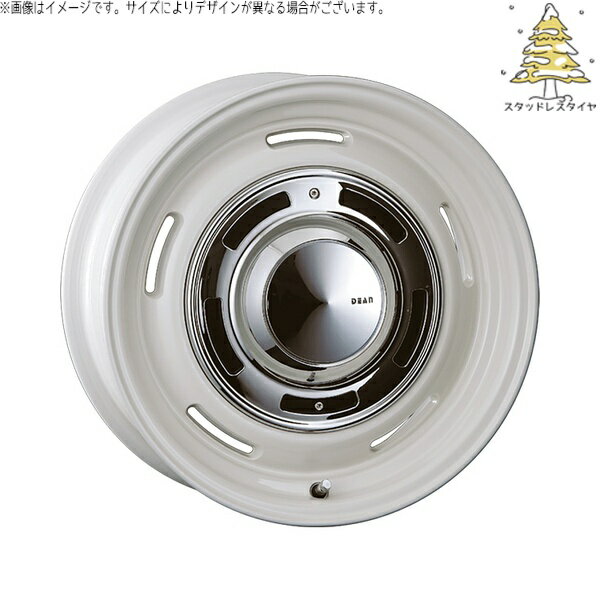 マツダ6 セルシオ 225/55R17 スタッドレスタイヤ ホイール 4本セット 新品 | おすすめ輸入タイヤ × クリムソン (CRIMSON) ディーン クロスカントリー マーガレットホワイト 17インチ 7.0J +38 5穴114.3