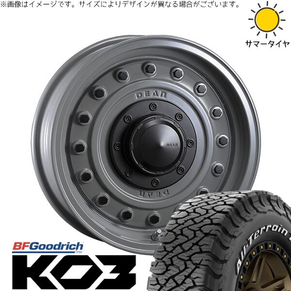 カローラクロス 215/70R16 サマータイヤ ホイール 4本セット 新品 | BFグッドリッチ (BF Goodrich) オールテレーン T/A Ko3 (All-Terrain T/A Ko3) × クリムソン (CRIMSON) ディーン コロラド スティールグレー 16インチ 7J +37 5穴114.3