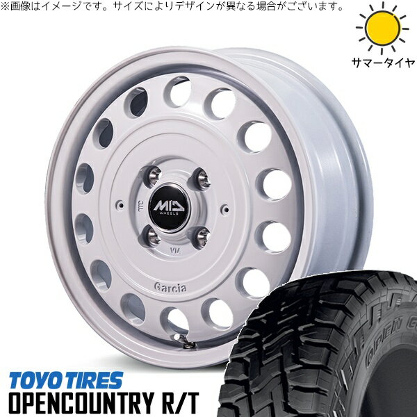 NBOX スペーシア タント デリカミニ 155/65R14 サマータイヤ ホイール 4本セット 新品 | トーヨータイヤ (TOYO TIRE) オープンカントリー R/T × エムアイディー (MID) MIDホイール ガルシア シスコ タイプ2 オールドイングリッシュホワイト 14インチ 4.5J +45 4穴100