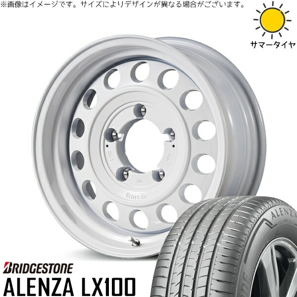 スズキ ジムニー JB64 JB23 JA22 JA12 215/70R16 サマータイヤ ホイール 4本セット 新品 | ブリヂストン (BRIDGESTONE) アレンザ LX100 (ALENZA LX100) × エムアイディー (MID) MIDホイール ガルシア シスコ タイプ2 16インチ 5.5J +20 5穴139.7