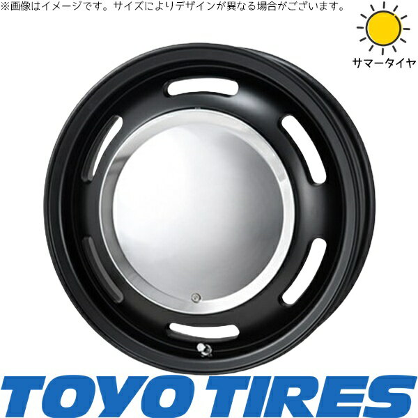 タント ムーブ ワゴンR ラパン 145/80R13 サマータイヤ ホイール 4本セット 新品 | トーヨータイヤ (TOYO TIRE) V03E × パンドラ (PANDORA) ラグテック ネオムーン2 マットブラック 13インチ 4.00B +43 4穴100