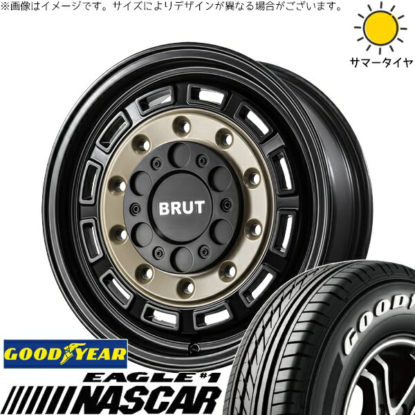 ハイエース専用 215/65R16 サマータイヤ ホイール 4本セット 新品 | グッドイヤー (GOODYEAR) イーグル..