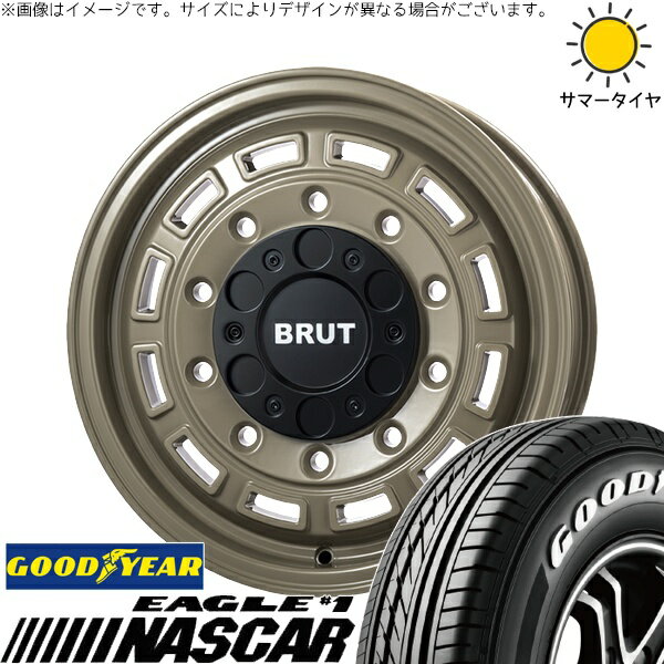 ハイエース専用 215/65R16 サマータイヤ ホイール 4本セット 新品 | グッドイヤー (GOODYEAR) イーグル..