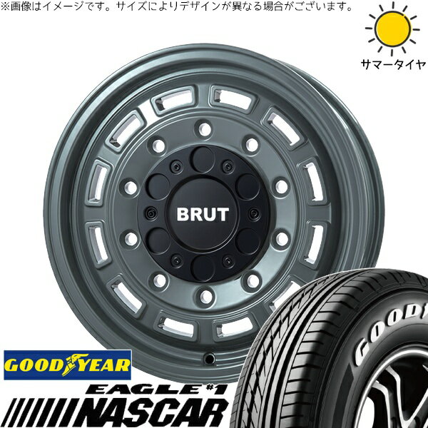 ハイエース専用 215/65R16 サマータイヤ ホイール 4本セット 新品 | グッドイヤー (GOODYEAR) イーグル..