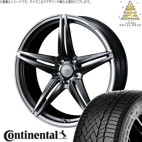CX8 RAV4 ハリアー 225/55R19 サマータイヤ ホイール 4本セット 新品 | コンチネンタル (Continental) ノースコンタクト NC7 × ウェッズ (WEDS) エフゼロ FZ-3 ダイヤモンドブラック 19インチ 8J +45 5穴114.3