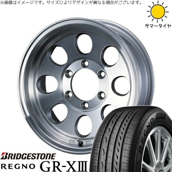 30アルファード 215/65R16 サマータイヤ ホイール 4本セット 新品 | ブリヂストン (BRIDGESTONE) レグノ GR-X3 RV × ウェッズ (WEDS) ジムライン タイプ2 ポリッシュ 16インチ 7J +38 5穴114.3