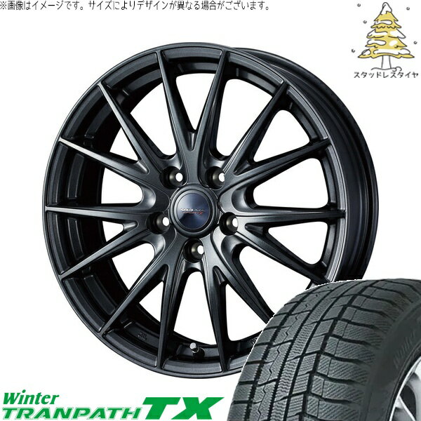 シエンタ リフトアップ 205/60R16 サマータイヤ ホイール 4本セット 新品 | トーヨータイヤ (TOYO TIRE) ウィンタートランパス TX × ウェッズ (WEDS) ヴェルヴァ スポルト2 ディープメタル2 16インチ 6.5J +47 5穴100